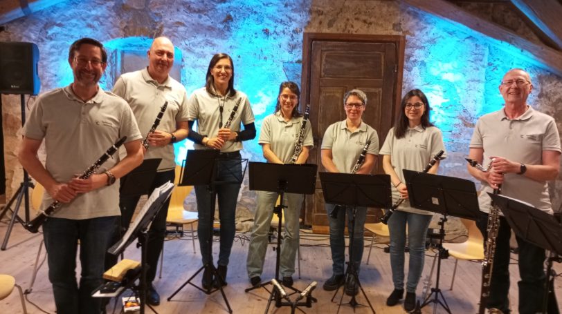 Ein wunderbares Konzert - ihr drittes im "Stall" - hat das Klarinetten-Ensemble am 16. Mai gegeben! 